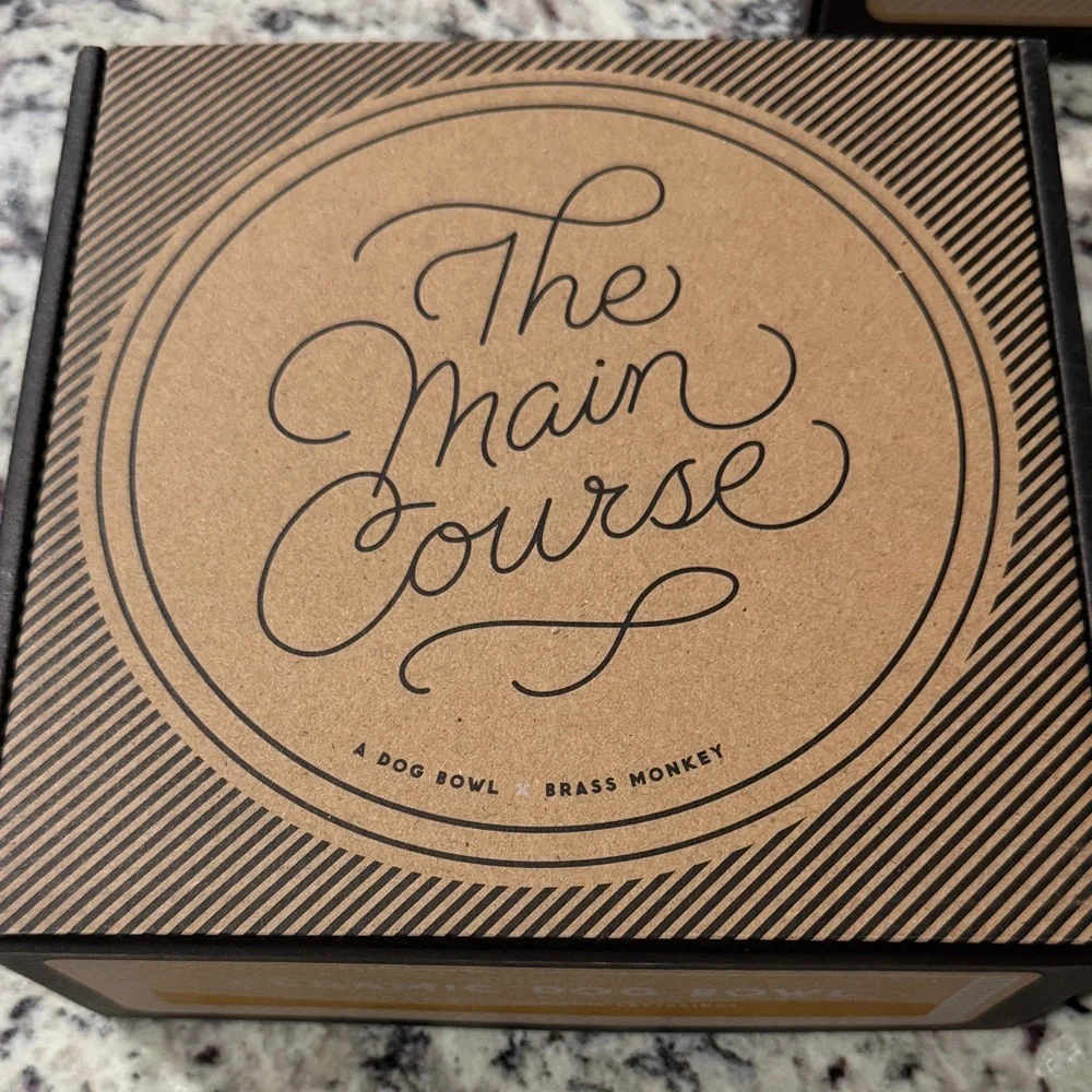 'The Main Course' Dog Bowl